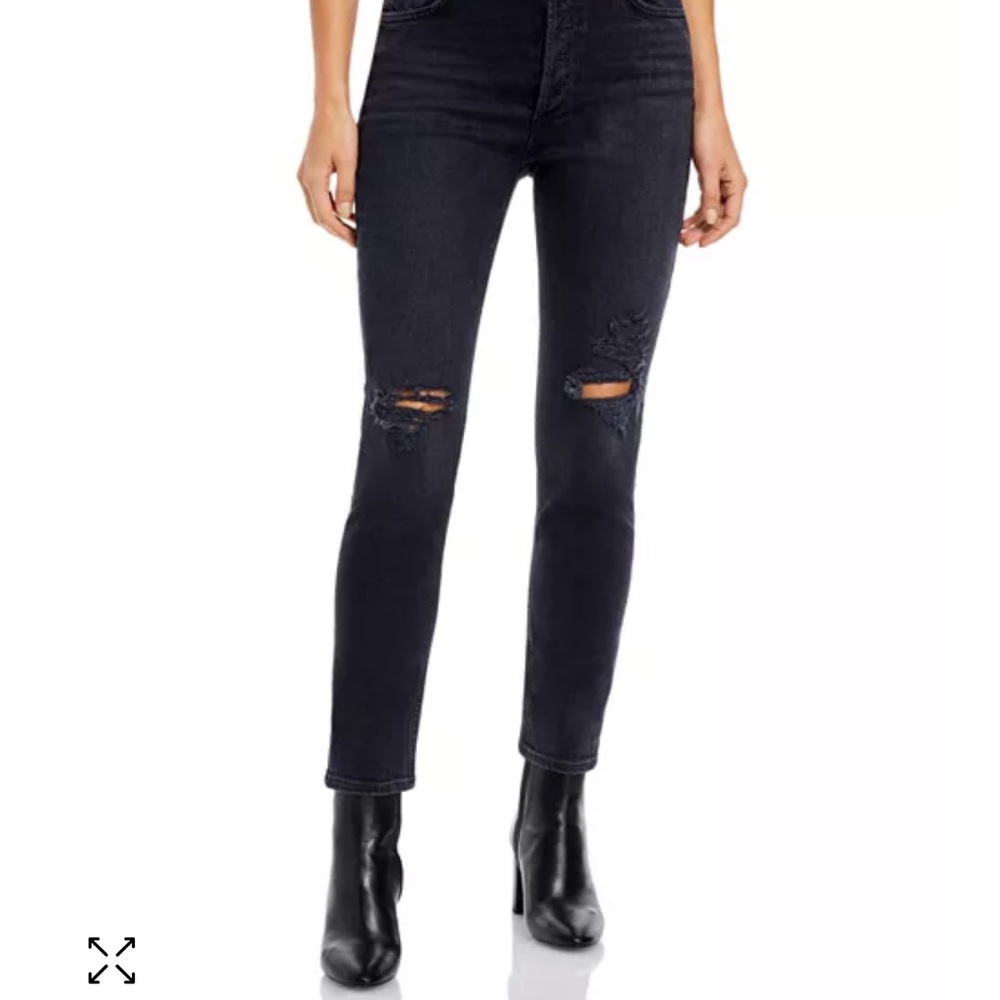 AGOLDE Nico High Rise Skinny Jeans in Cassette